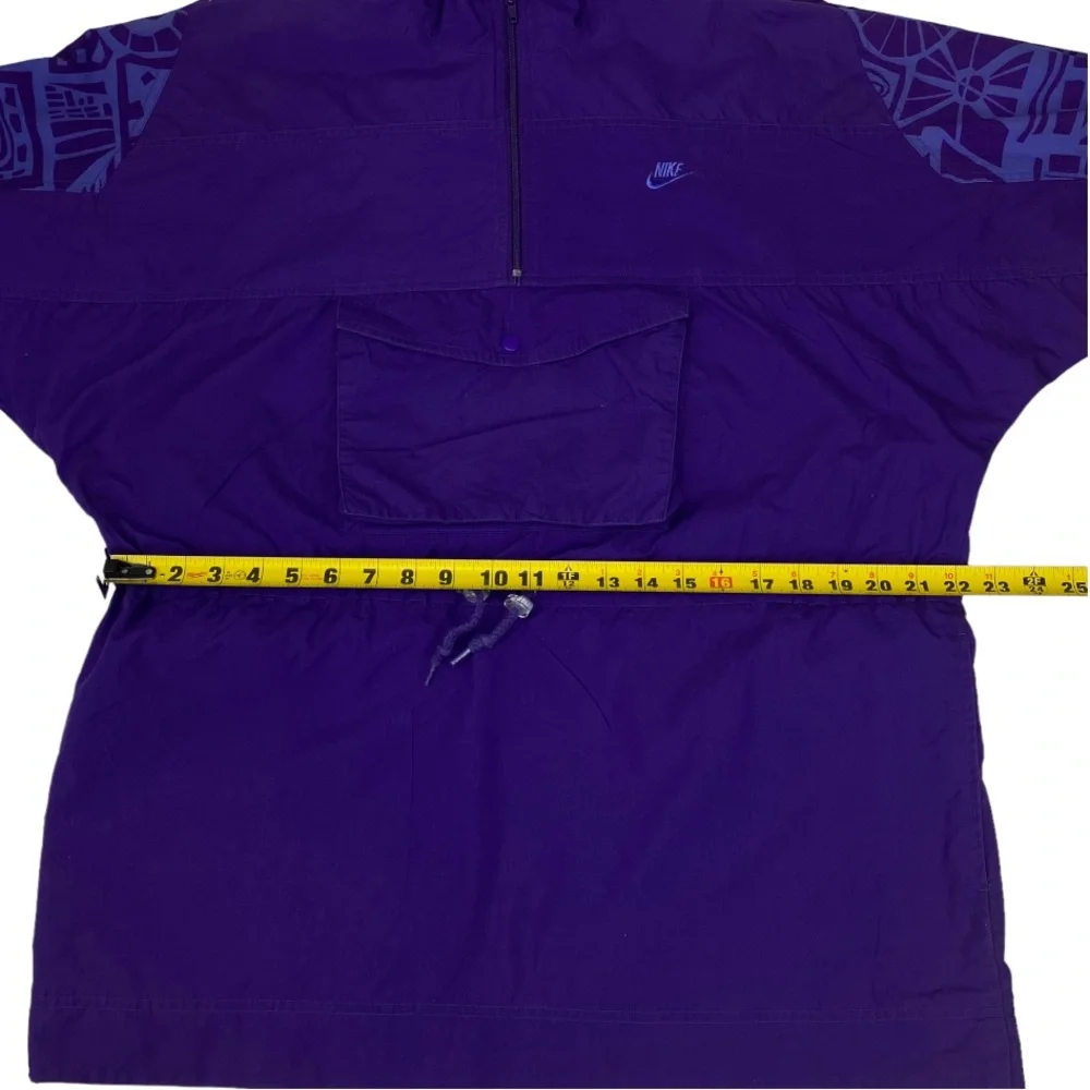 Unisex Gray Tag Nike Windbreaker Size M Vintage Purple Jacket Gray Tag Taiwan
